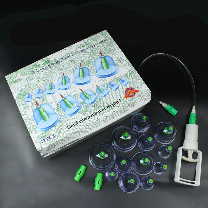 Chinese Cupping Manual Vacuum Hijama Cupping Set Therapy Equipment With