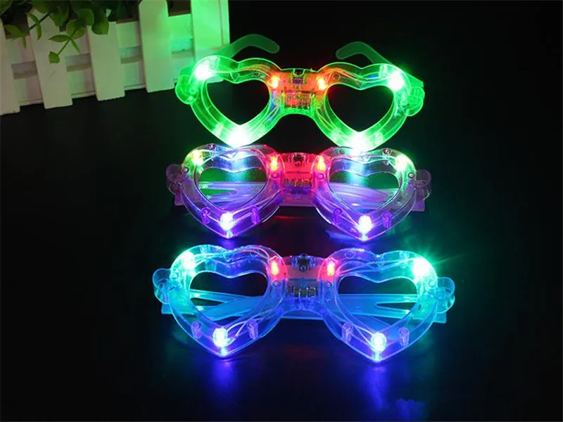 Led Light Decor Glass Plastic Glow Led Glasses Light Up Glasses Toy