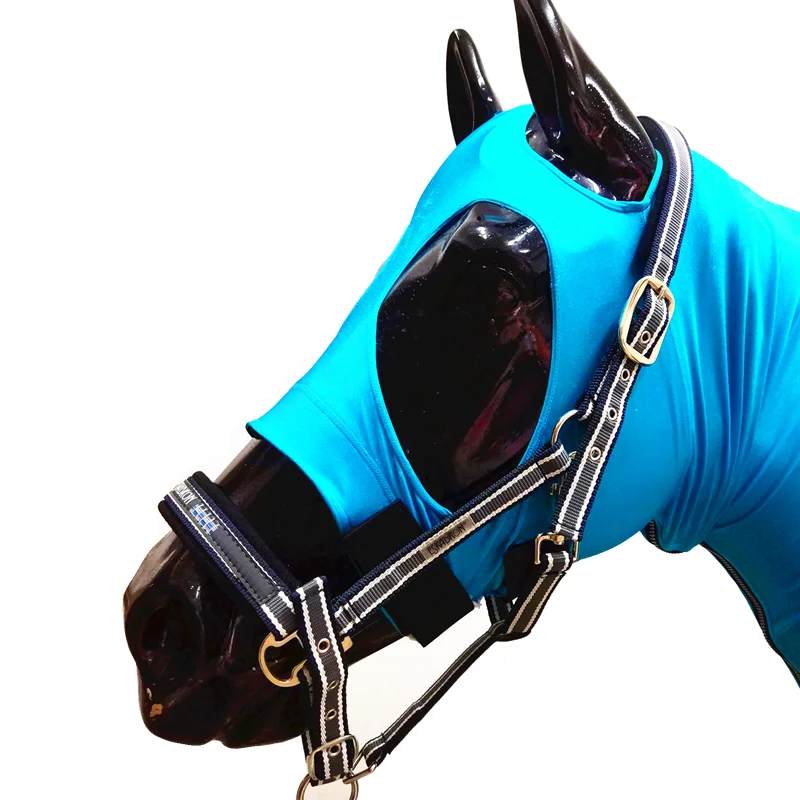 Horse Halters Nylon Lead Rope With Full Fur Adjustable
