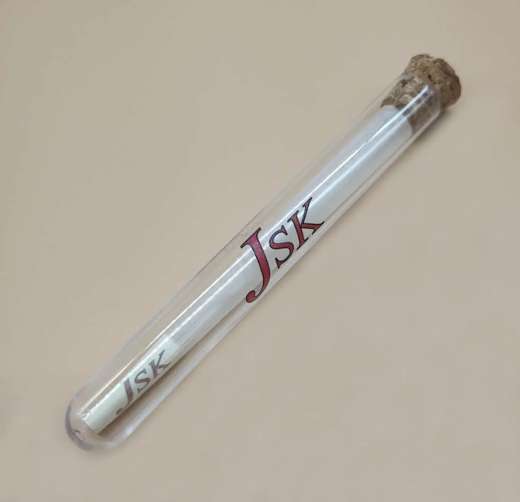 
Pre-roll cone King size joint plastic tube with wooden cork closing customize logo available 