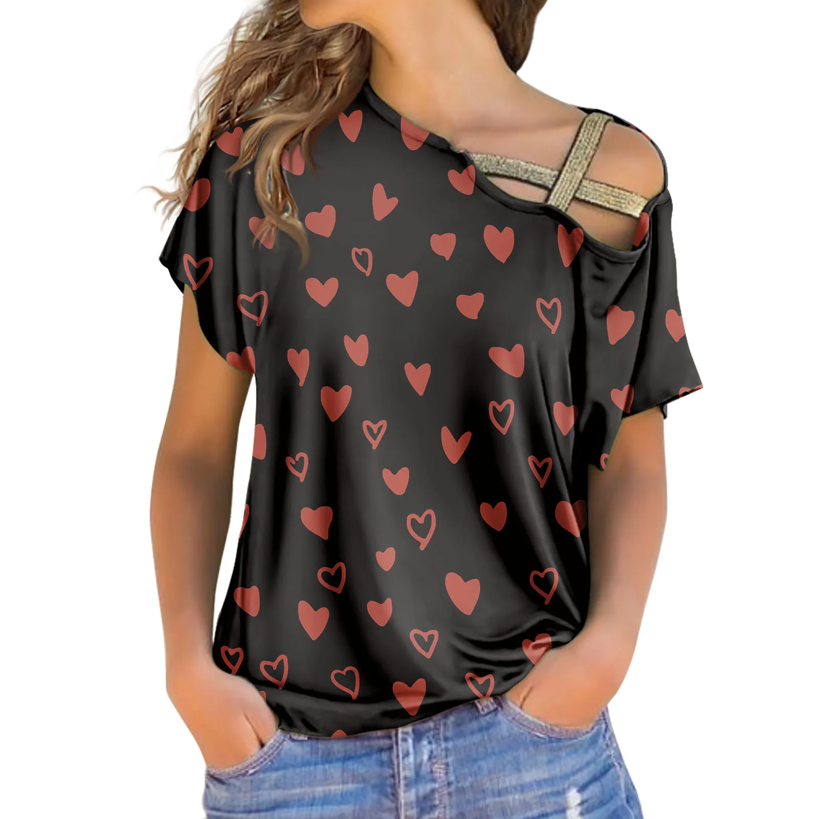 Camisetas Elegantes De Diseño Para Mujer,Blusas Estampadas De Gran Tamaño  Para Mujer,Regalo Especial Para El Día De La Madre,Último Diseño - Buy  Último Diseño T Camisa,Regalo Especial Para El Día De La