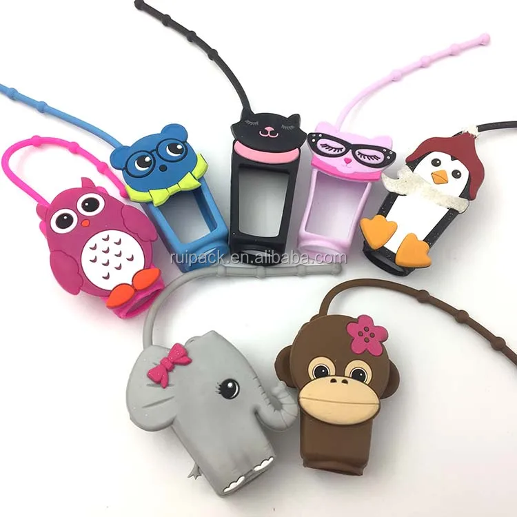 Honey Bee Silicone Holder Hand Sanitizer Bottle,Empty Hand Sanitizer Bottle,Honey Bee Shape