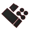 Hot selling Car Accessories Center Console Mats for Tesla-Model-3 Non-slip Protective Cup Holder Warp Pad Gate Slot Pads