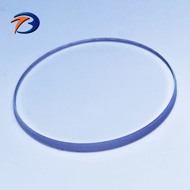 Optical glass wafer optical flat glass caf2 windows ir caf2 wafer crystal windows uv thin caf2 window