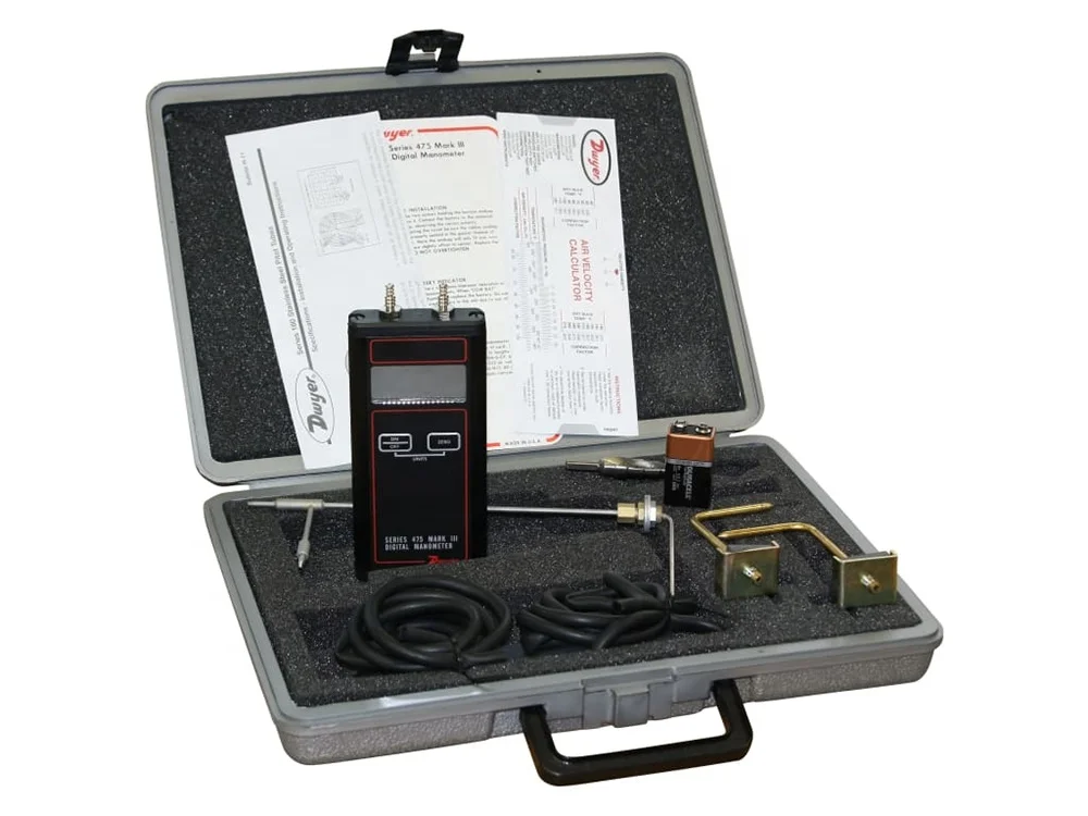 New Dwyer Series 475 Intrinsically Safe Handheld Digital Manometer With ...