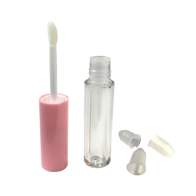pink cap lipgloss tube