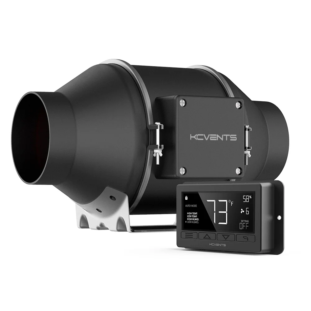 Inline Duct Fan, HVAC, 205CFM, ABS Plastic - detail 2