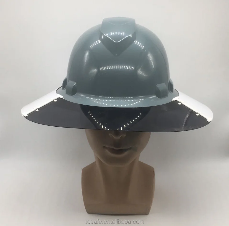 Plastic Full Brim Hard Hat Sun Shield Visor Sunshade Buy Hard Hat Sun Visor,Hard Hat Sunshade