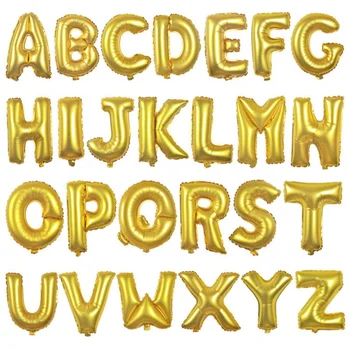 balloons with letters of the alphabet
