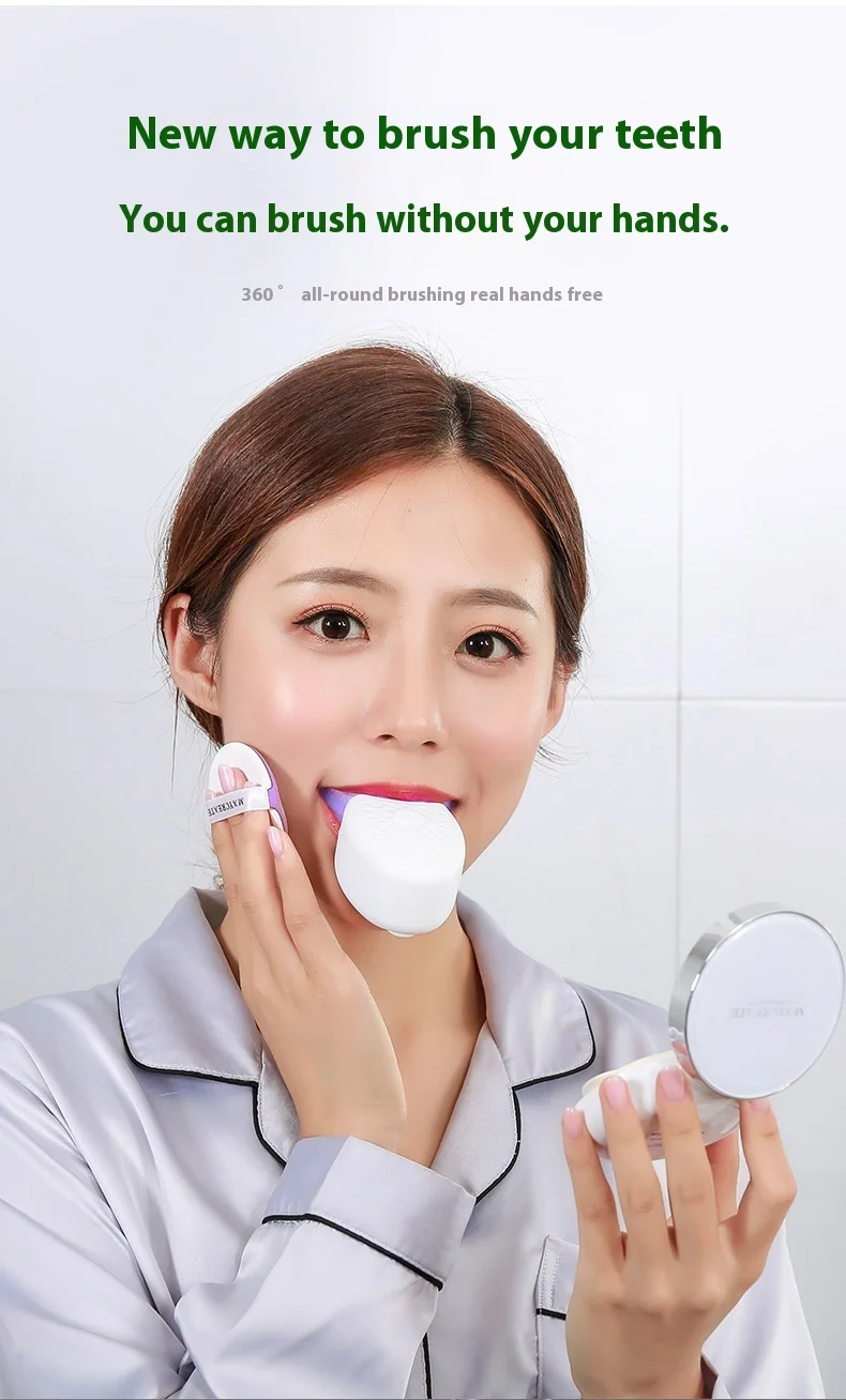 2025新型智能u型电动牙刷360 ° 超声波牙齿美白，成人无线充电