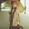 Mr.Yi's Steamland Romantic Sagittal Feather Handle Summer and Wind Jacket Japanese Feather