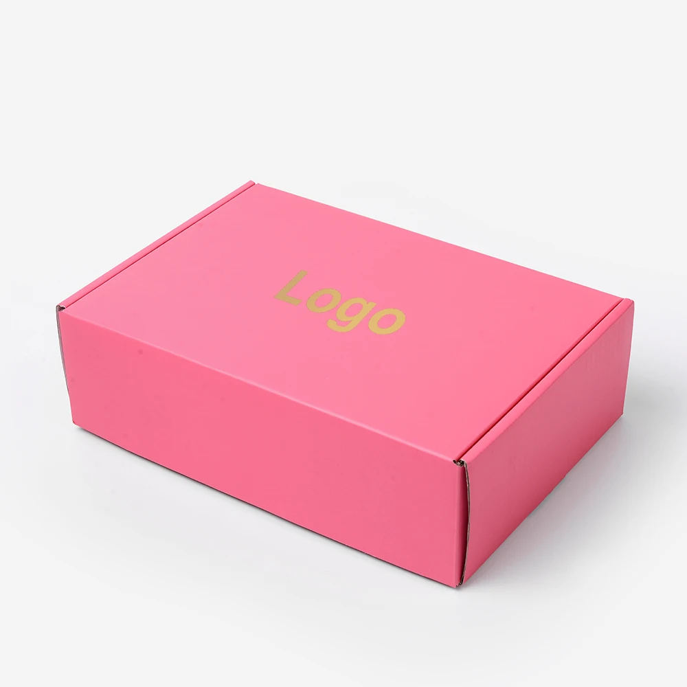 

Pink color printed tuck top corrugated paper packing box for gift,500 Pieces