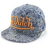 OEM custom 3D embroidery 5 panel snapback hat flexfit snapback cap