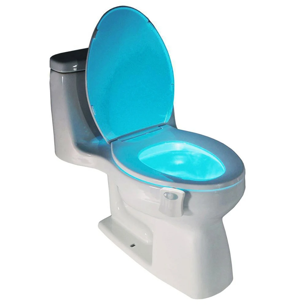 Good Quality Best Selling Led Motion Toilet Bowl Night Light Roilet Sensor Light 16 colors