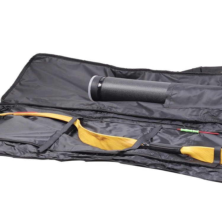 Spg Soft Traditional A Piece Bow Longbows Bag Black Archery Recurve Bow