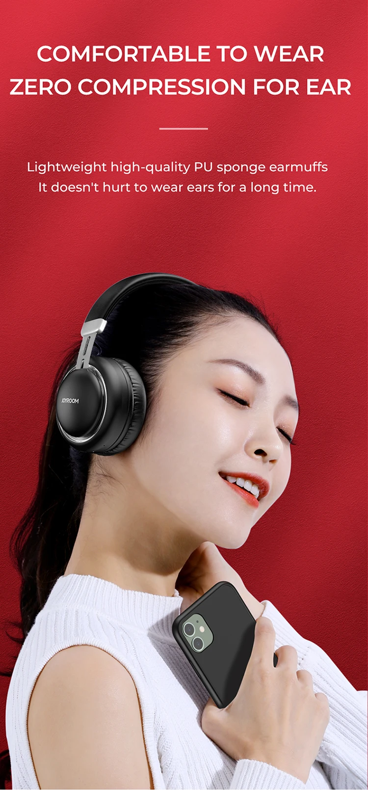 joyroom new wire wholesale silent disco headphone - ANKUX.COM