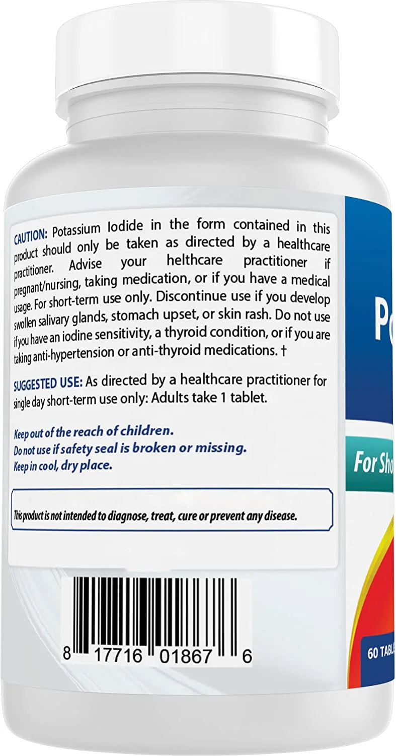 Iodide Potassium Iodide Potassium Tablets Potassium Iodided Tablets