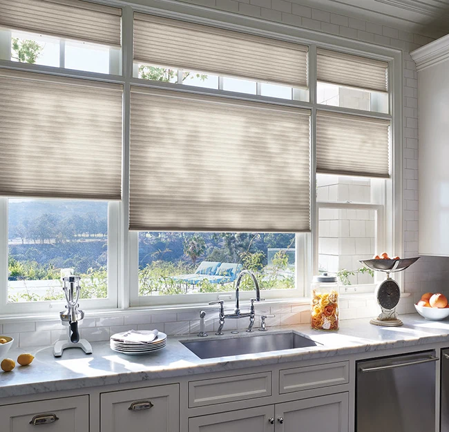 Blind Fabric Shades Ivory Cell Blackout Lightfiltering