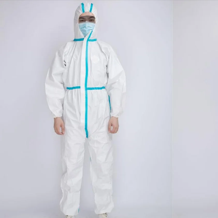 
high quality nonwoven disposable isolation coverall safety clothing 