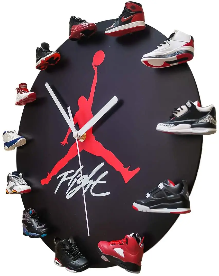 3d jordan shoe clock