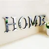 HOME English letters decoration Personalized 3d Acrylic Mirror wall stickers Name Letters 3D Wall sticker Door