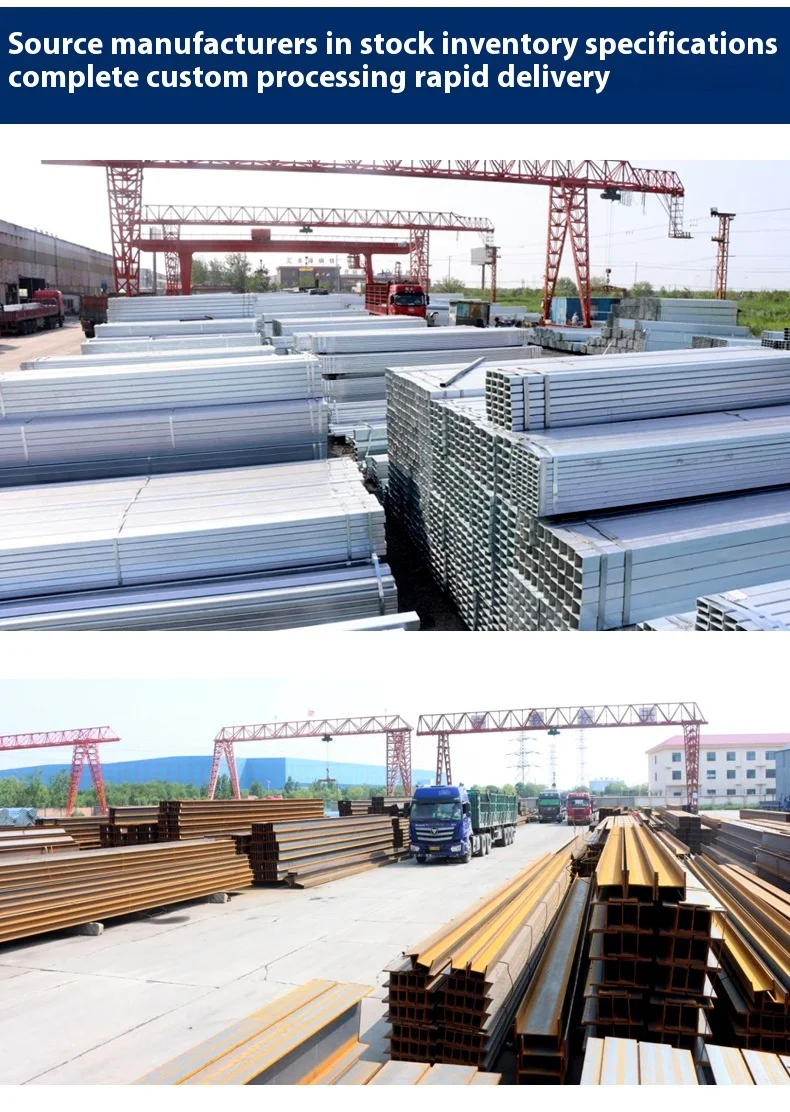 Q355B Hot Dip Galvanized Iron Steel Pipe for Construction Site and Greenhouse Hollow Frame Product