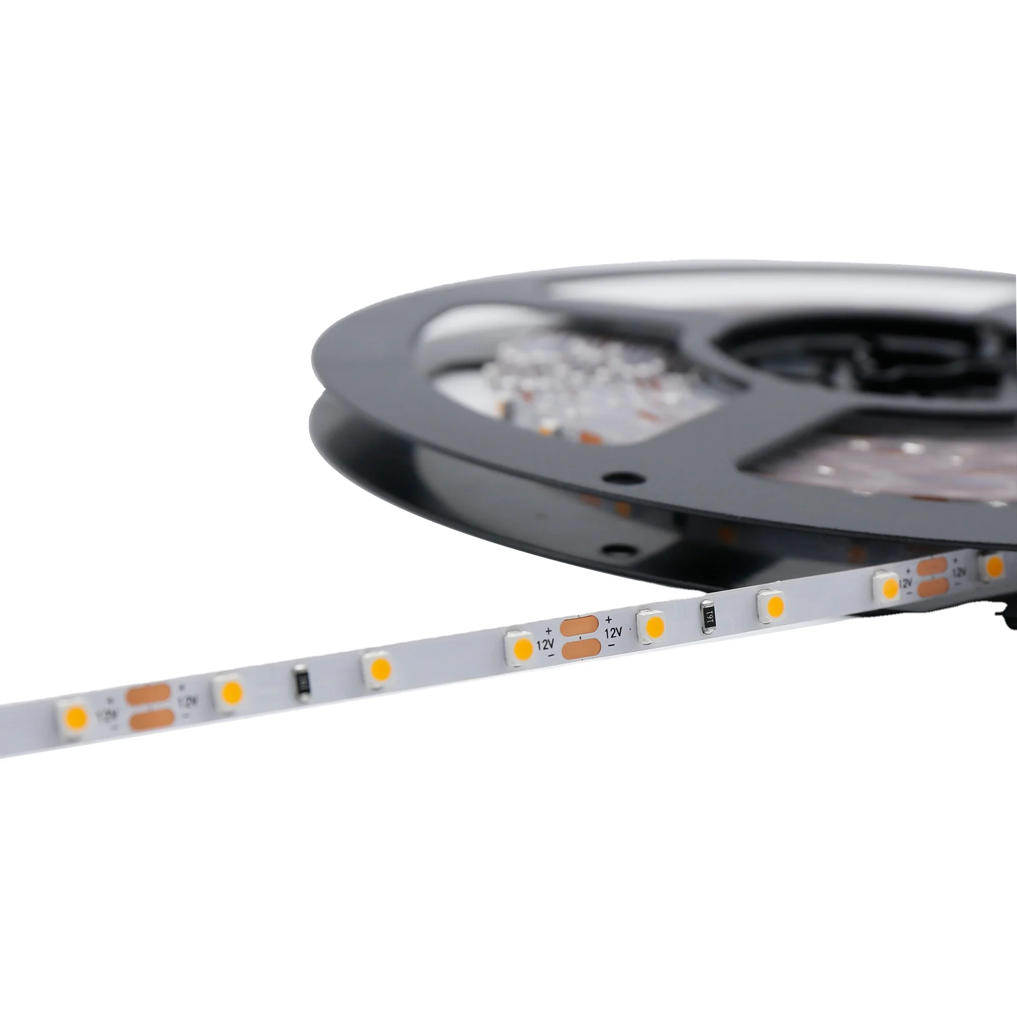 Dimmable LED Flexible strips ultra thin 5mm width 2700K SMD3528 60LEDs/m  led rope light