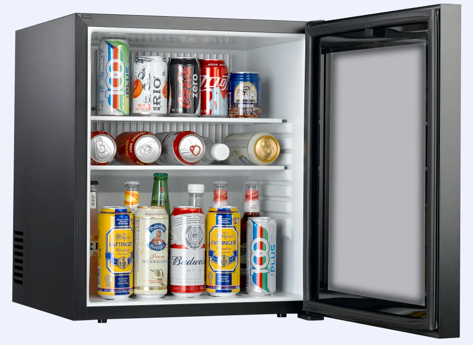 Dstervl Portable Mini Refrigerator Mini Fridge Beer Drinks Portable Small Fridge for Bedroom Caravan Office Mini Bar Counter Top Fridge 
