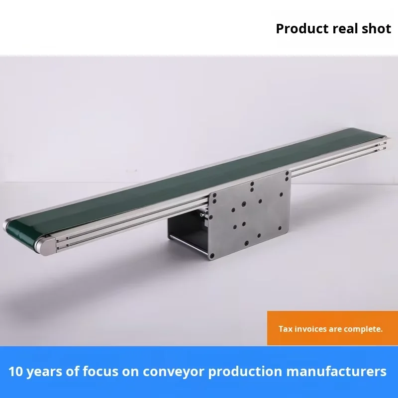 Precision Automated Desktop Food Conveyor Belt Micro Small Assembly Line Conveyor with 6000 Series for Heat Sink Application supplier
