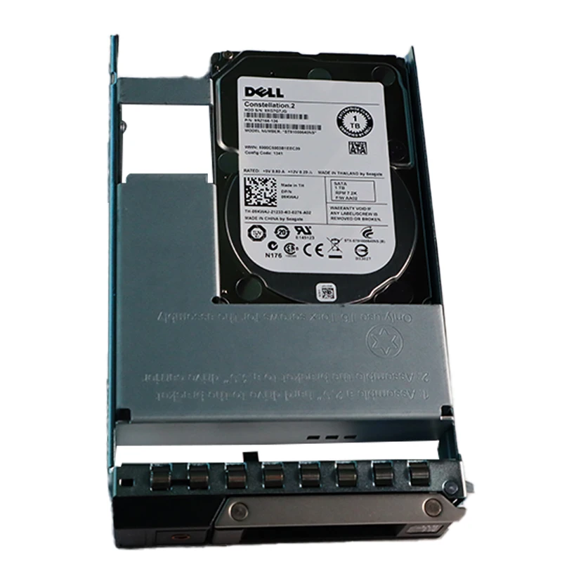 Stack of labeled 1TB 2.5-inch HDDs in anti-static bags