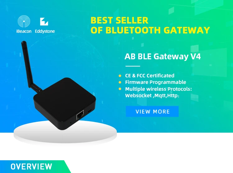 April Bluetooth BLE Gateway V4 BLE Bluetooth to WiFi Bridge Network Version