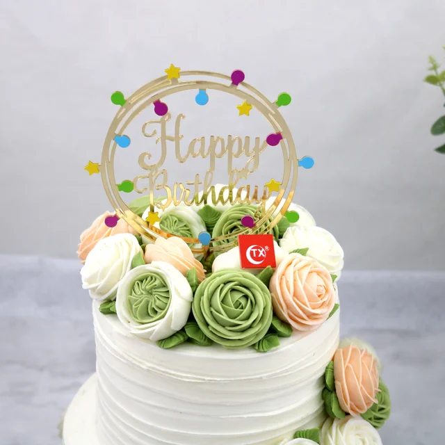 Tx Colorful Balloons Cake Topper Many Colors Happy Birthday Cake Topper Cake Decoration Boy Or Girl Party Supplies Buy Acrylic Cake Topper Happy Birthday Cake Topper Ballon Cake Toppers Product On Alibaba Com