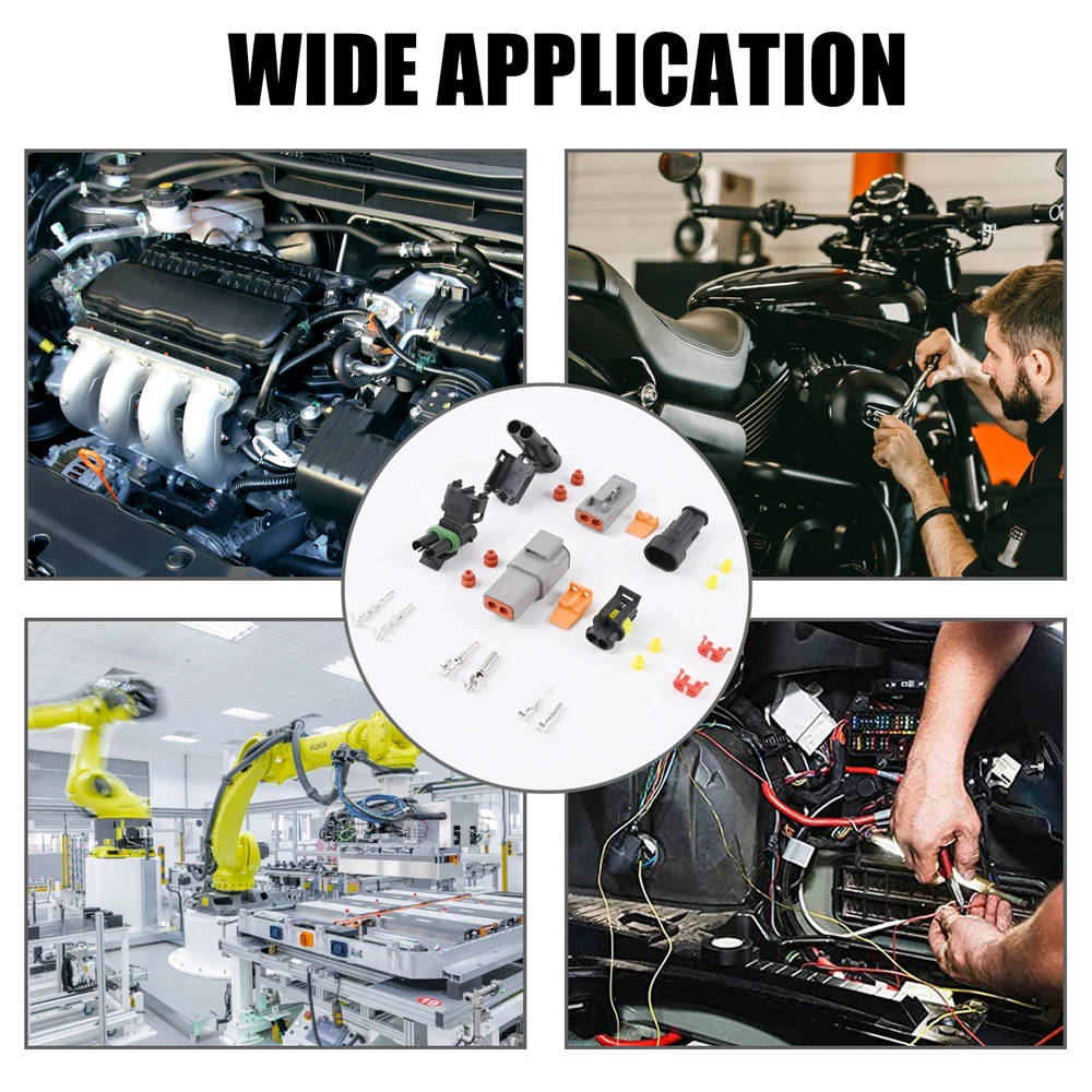 Jrready Connector Kit 1pin,2 Pin,3pin,4pin,5pin,6pin Amp Connector,16
