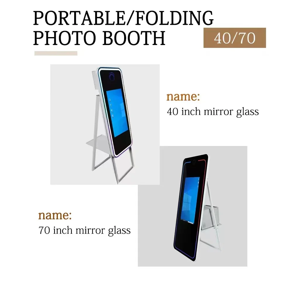 Mirror Photo Booth 5 Kiosk With Printer And Camera Wedding Party