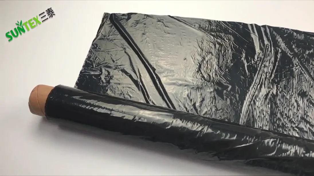 Biodegradable Mulch Film/20micron Black Plastic Mulch Layer For Sale