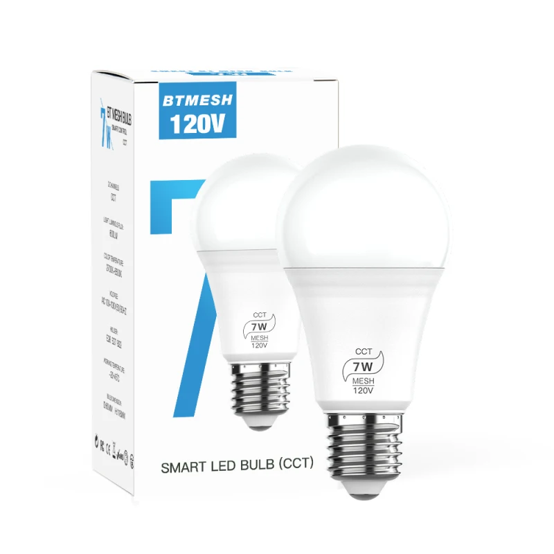 New Wireless Bluetooth 4.0 Smart Bulb Home Lighting Lamp 7W E27 Magic RGB LED Light Bulb Dimmable Smart Electronics Home For Ale