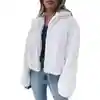2019 autumn and winter new women's European and American women's solid color fashion high-end rabbit fur winter coat