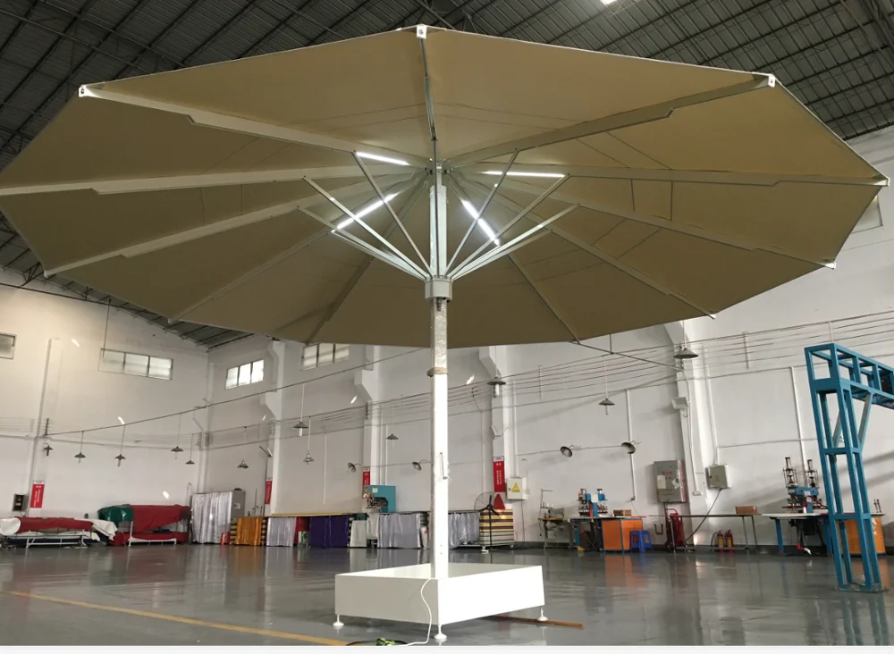 7m Heavy Duty Large Outdoor Garden Newest Style Starlight Led Parasol