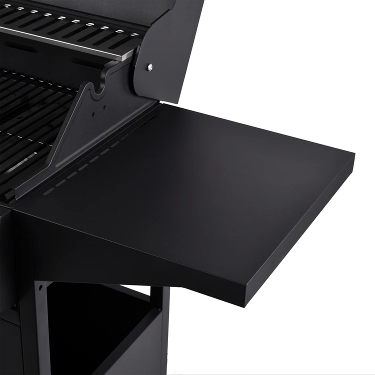 6 burners Luxury Outdoor 3C Certificate  Gas Chicken Rotisserie Grill  hybrid grill bbq gas grill