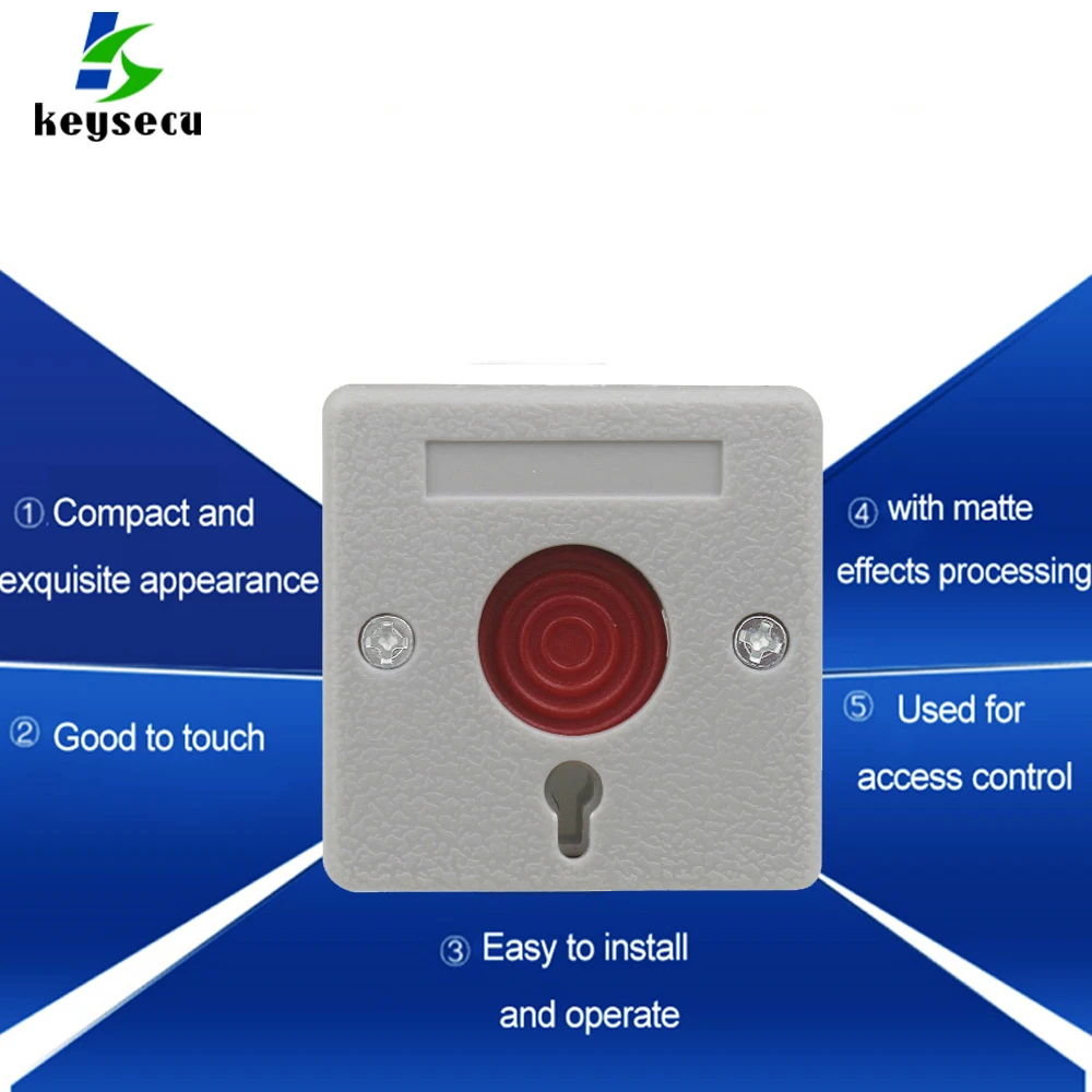 Key Reset Emergency Panic Door Button Switch Exit Security Fire Alarm ...