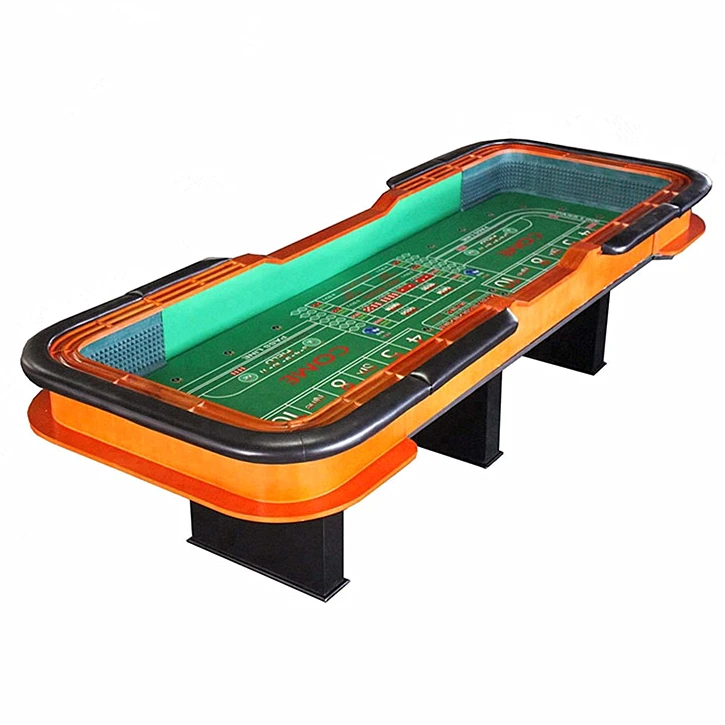 Exquisite Design Craps Table 96 Inch Casino Professional Craps Poker