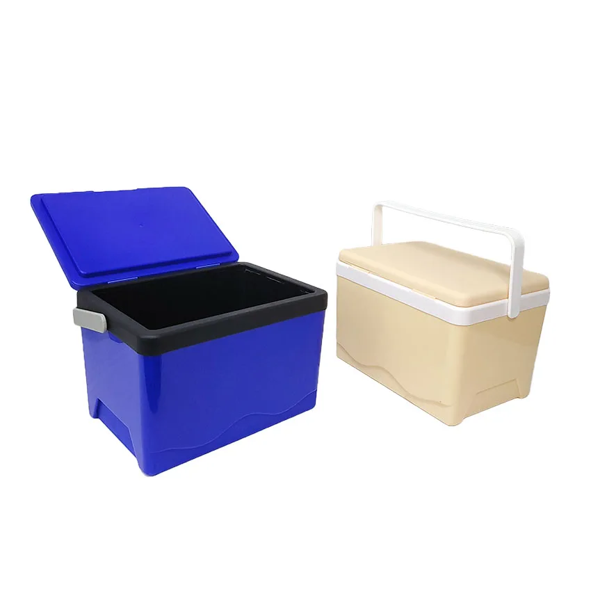 Cooler Box 10l Outdoor Ice Chest Beverage Insulated Cooling Box Plastic