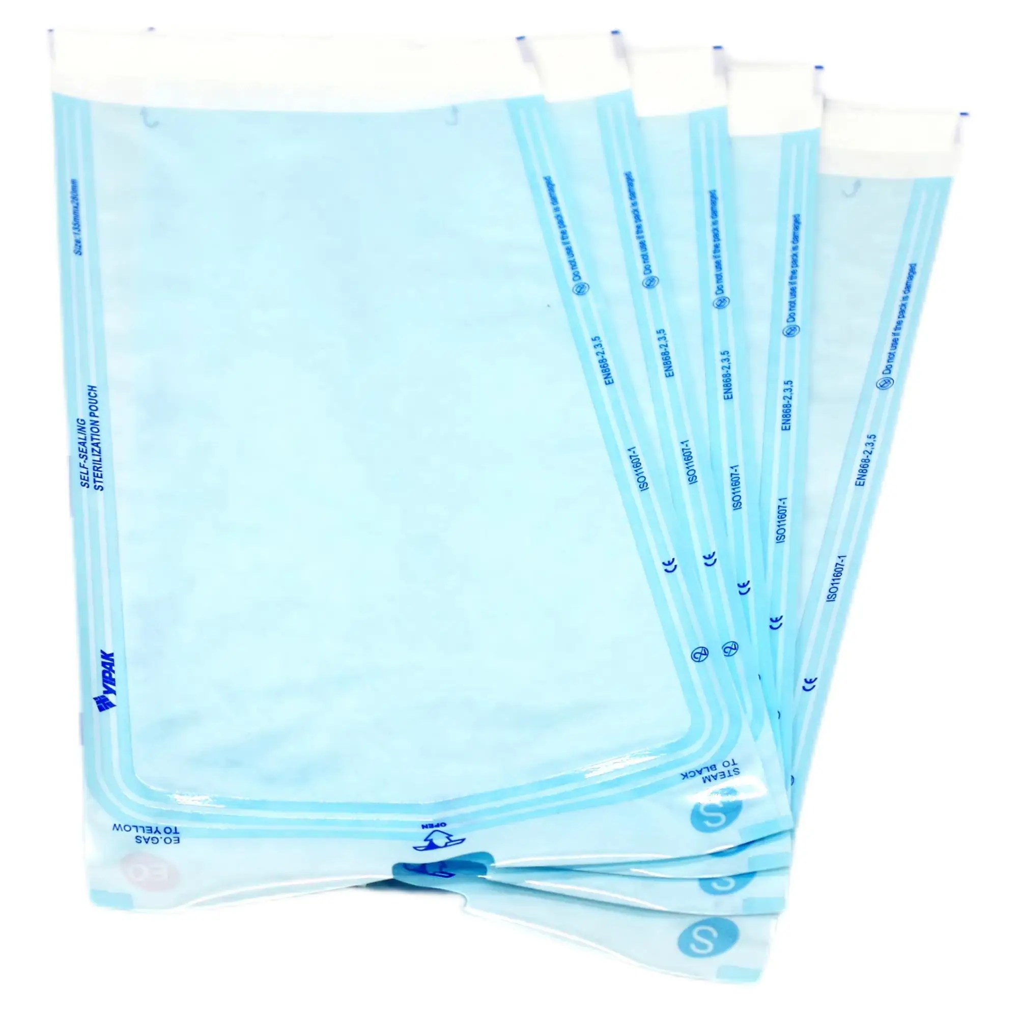 Disposable Sterilization Packaging Sterile Indicator Strip Self Seal