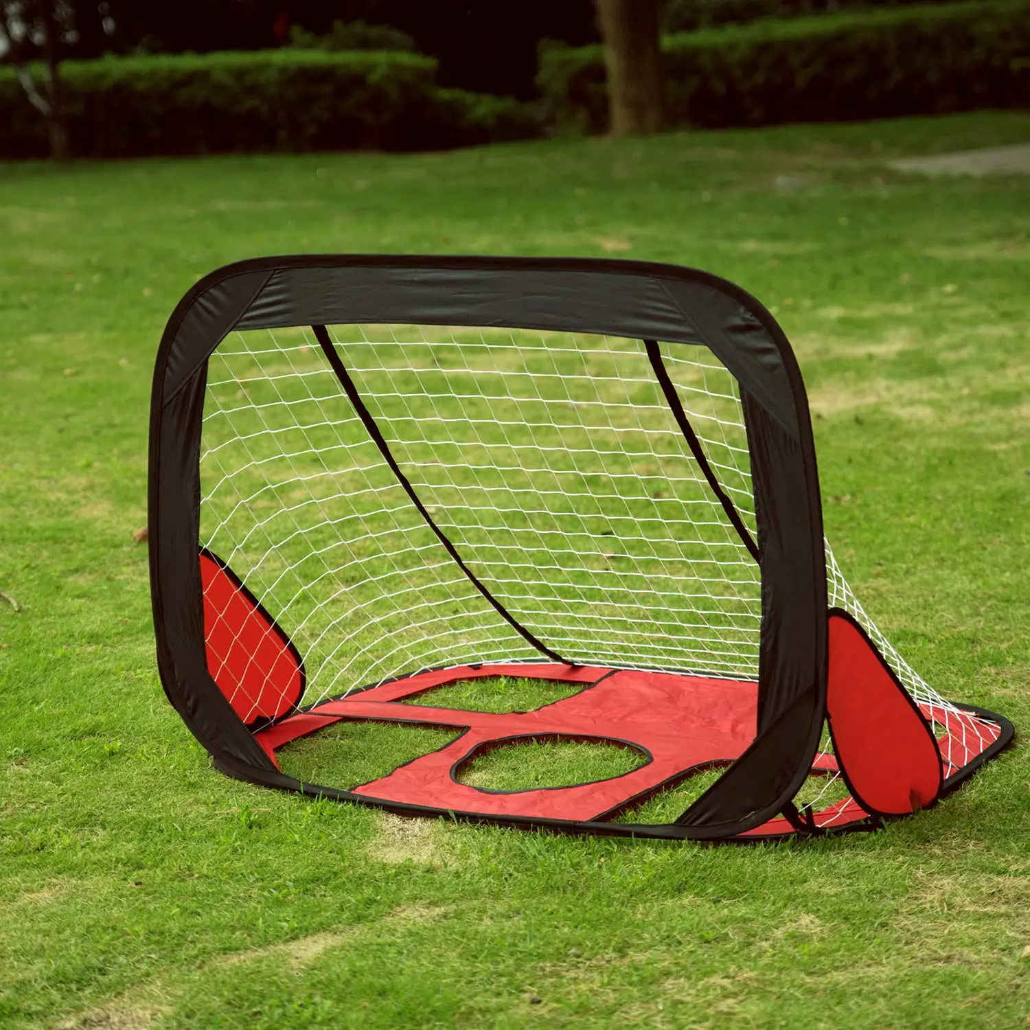 Multipurpose Soccer Net Target Goal Portable Pop Up Soccer Goals With