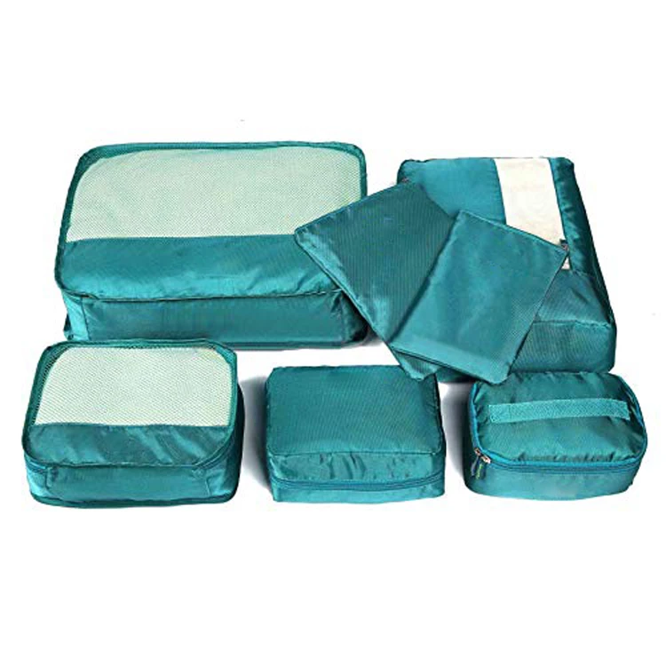 7 件包装立方体旅行行李包装组织者套装