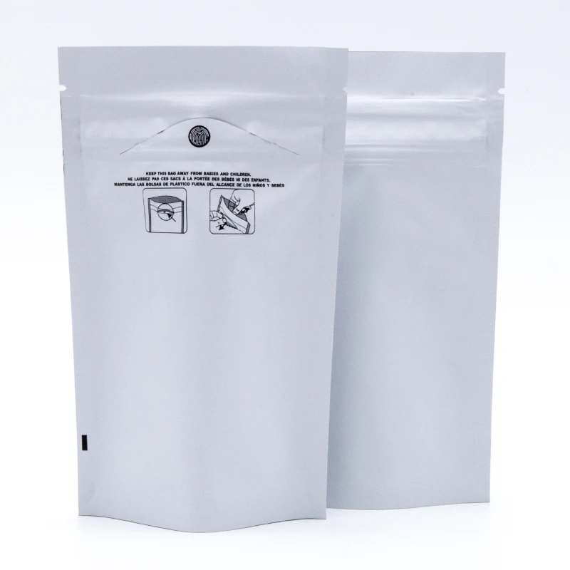 Custom Printed Smell Proof Child Resistant Exit Mylar Packaging Bags