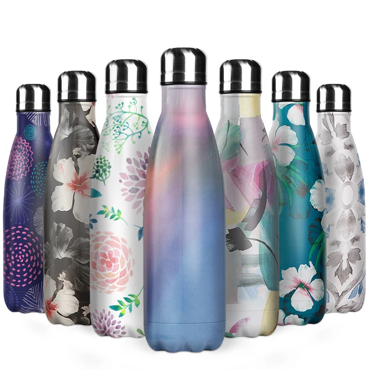 

Everich marble pattern stainless steel insulated cola water bottle drinking bottle bpa free, Customized(powder coating/spray painting)