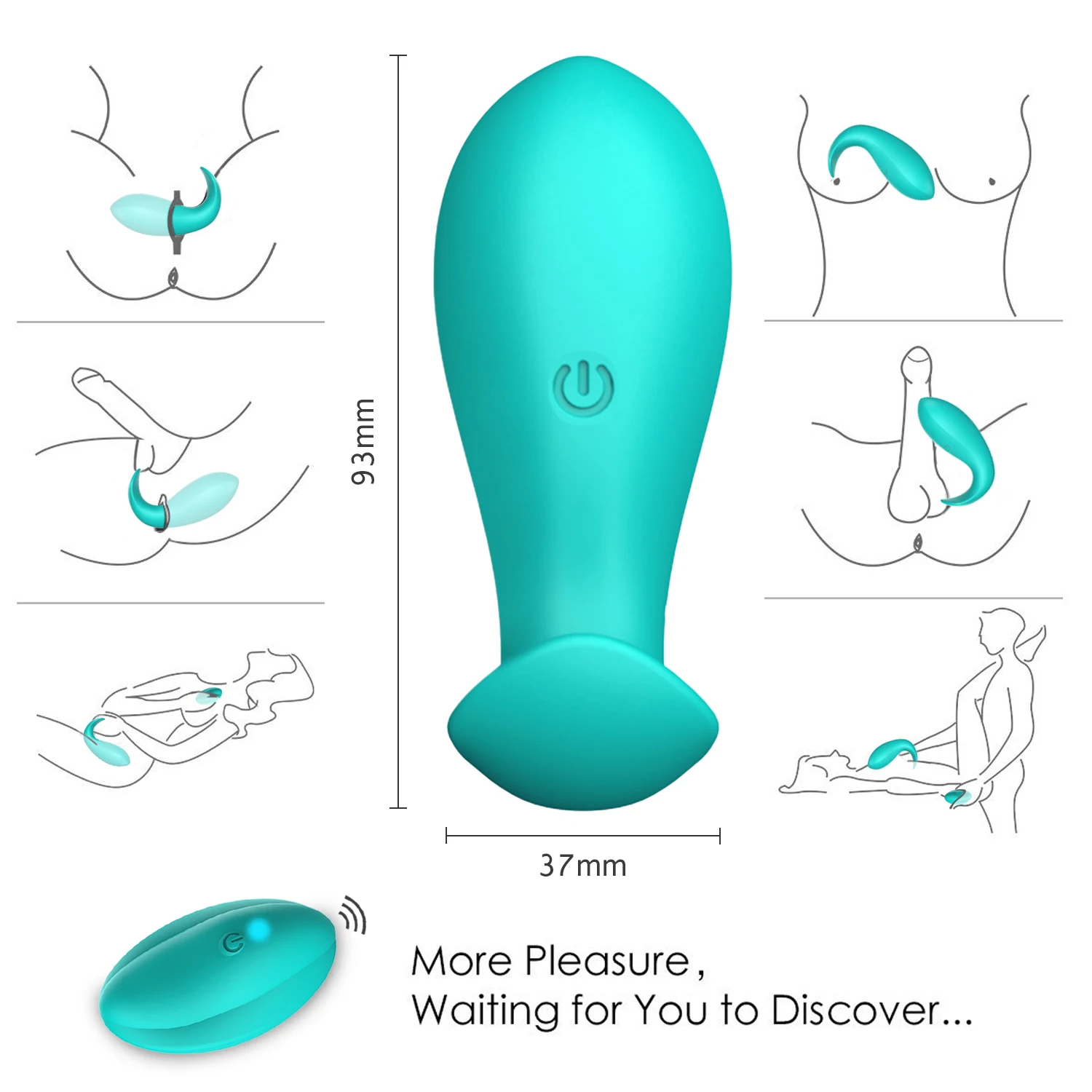 Sex Toys Wireless Remote Control Sex Orgasm Massager Vibrator USB Rechargeable Invisible Wearing Panty Vibrator