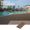 RUCCA decking wood suppliers synthetic teak 140*25MM decking wood plastic composite price