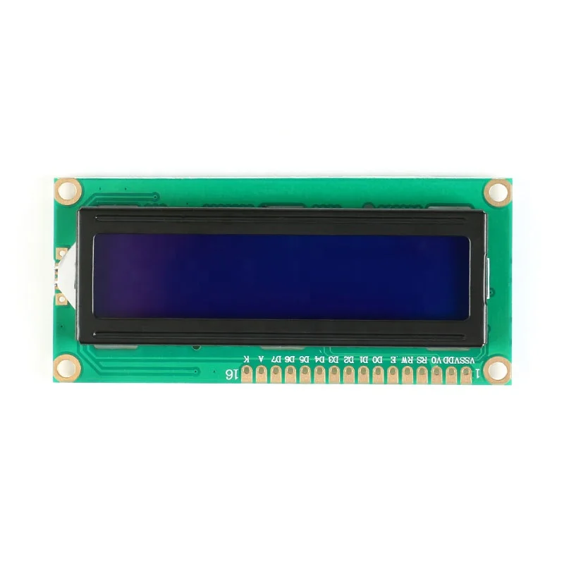 Qapass 3.3v Lcd1602 Lcd Monitor 1602 1602a Blue Screen White Code ...